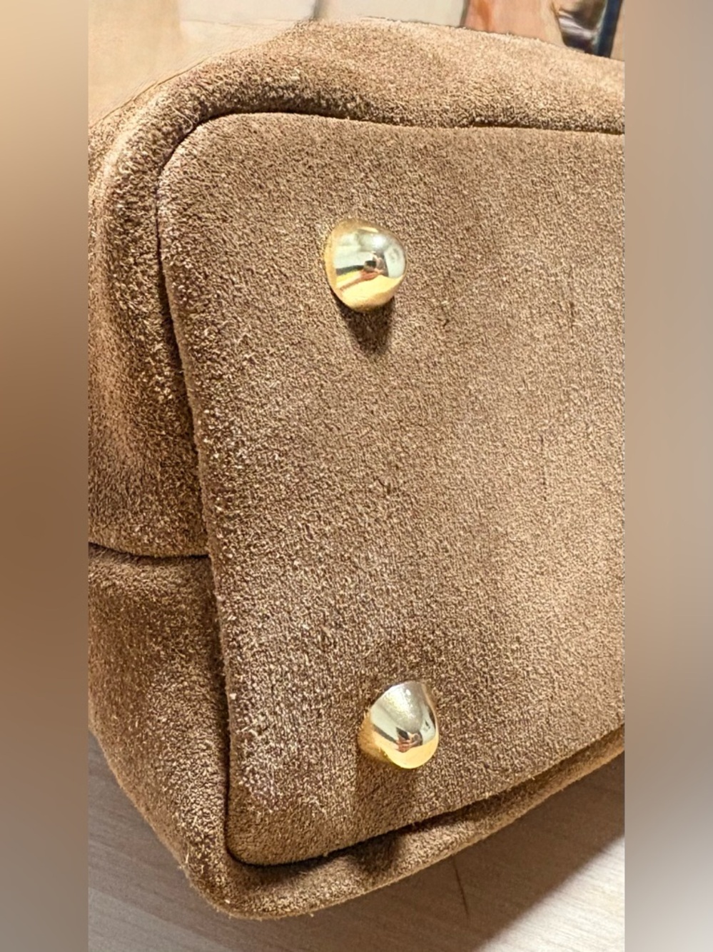 Divina Firenze Italian Suede Hobo Bag - Picture 5 of 11